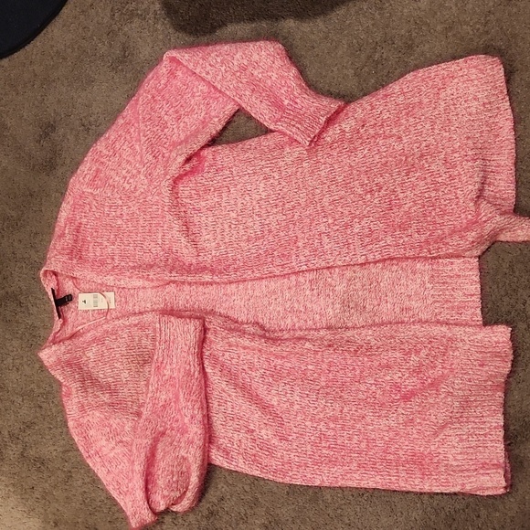 LANE BRYANT Women's Pink Cardigan Sweater - Picture 4 of 6